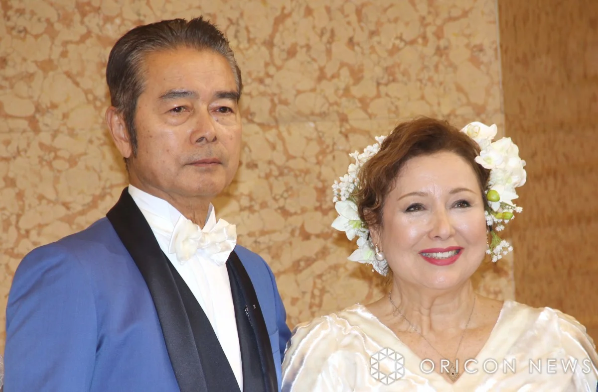 2024年の勝野洋と妻キャシー中島