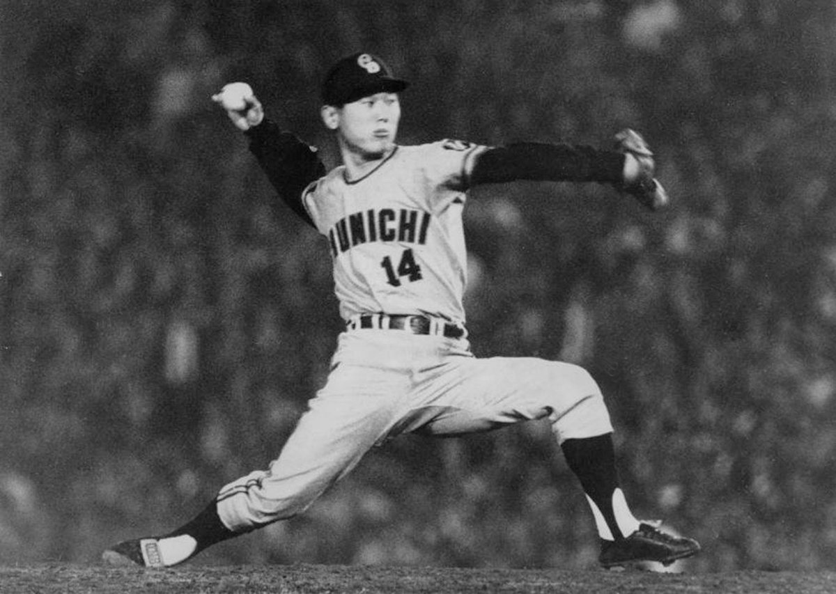 1968年28歳の板東英二 中日ドラゴンズ投手時代