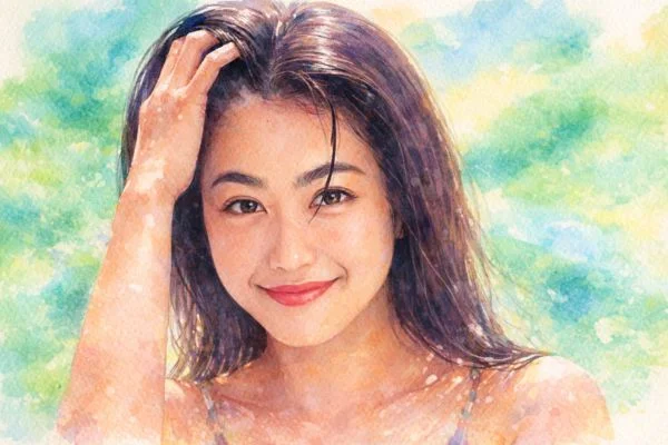向井田彩子の若い頃