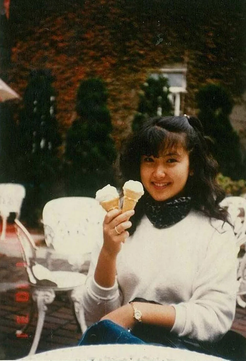 東ちづるの高校3年生の学校行事での写真