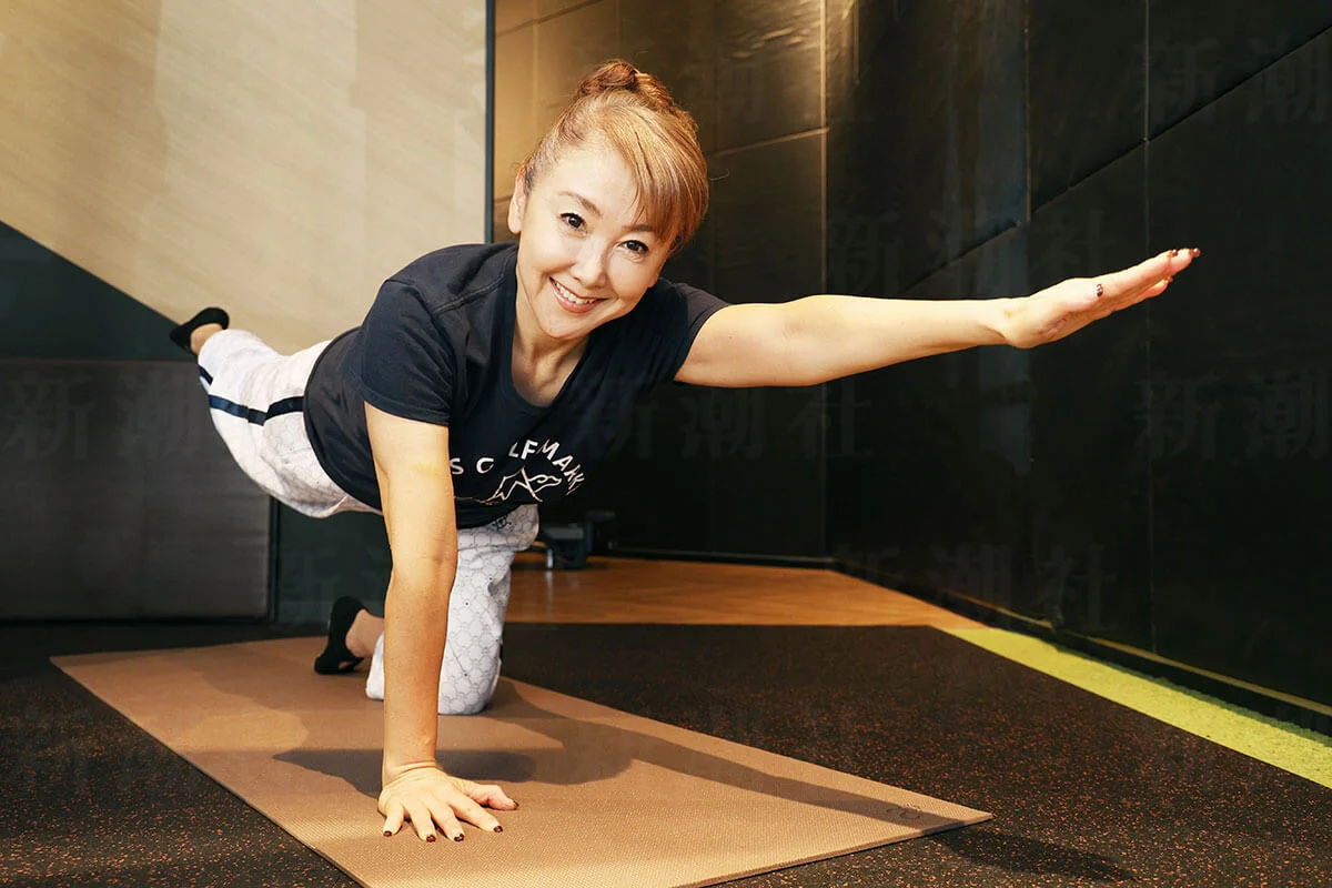 64歳でトレーニングする東ちづる