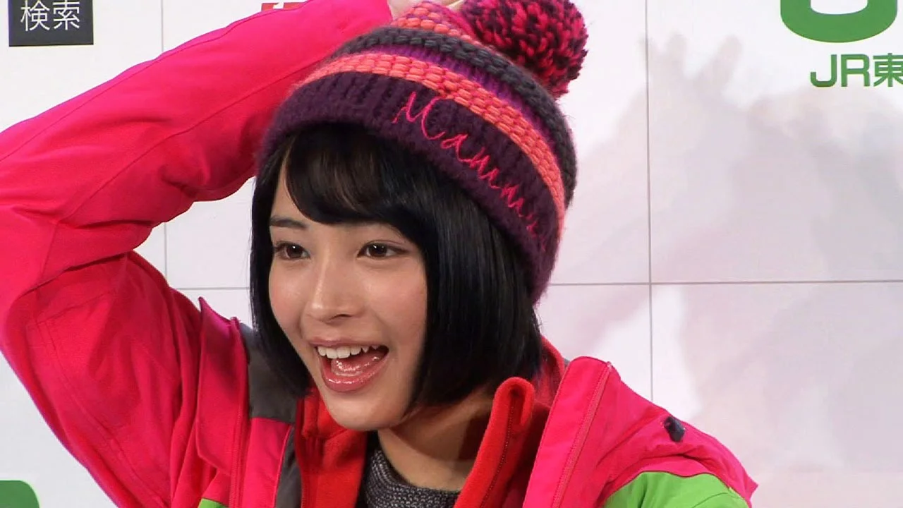 JR SKISKI発表会に登場した15歳頃の広瀬すず