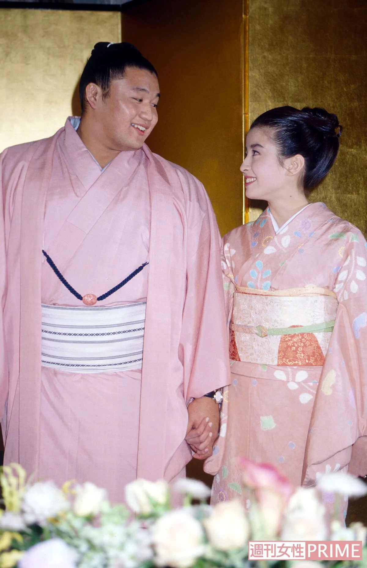 19歳の宮沢りえと貴花田 1992年婚約会見