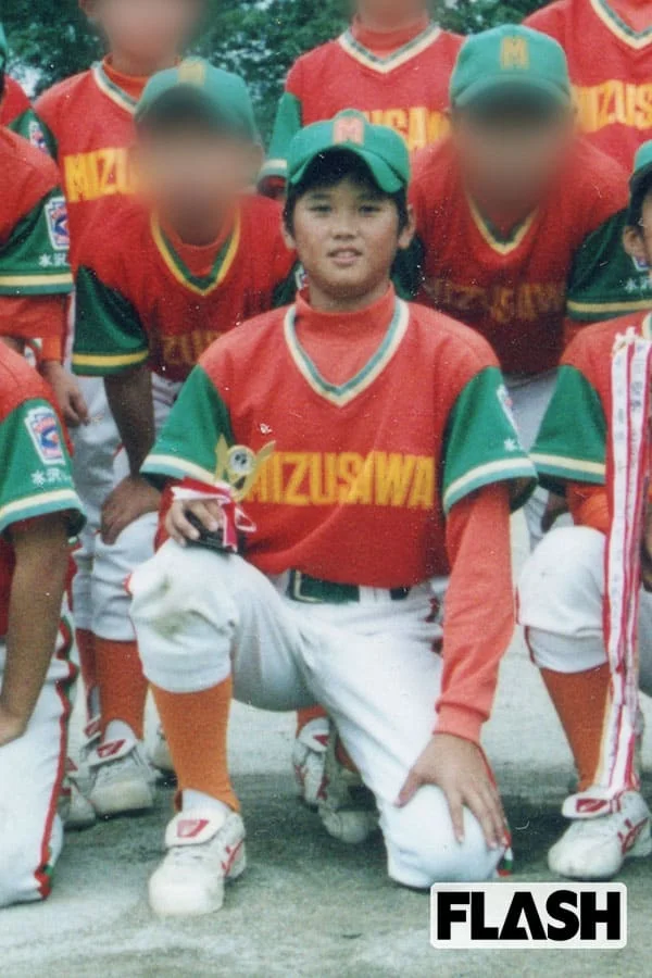 水沢リトルで野球をしていた幼少期の大谷翔平