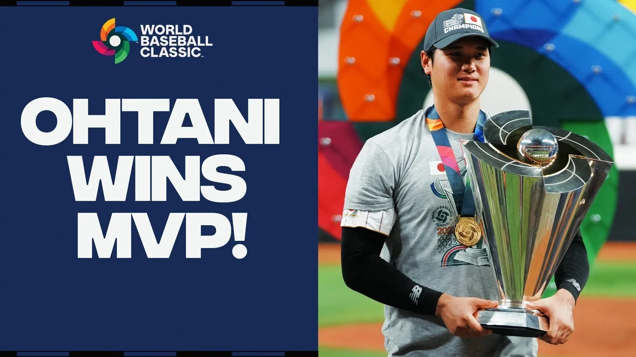 28歳でWBC優勝トロフィーを掲げる大谷翔平