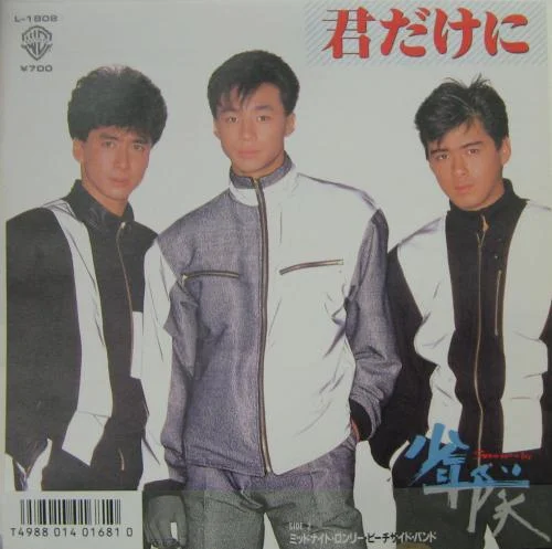 1987年の少年隊『君だけに』ジャケットに写る東山紀之