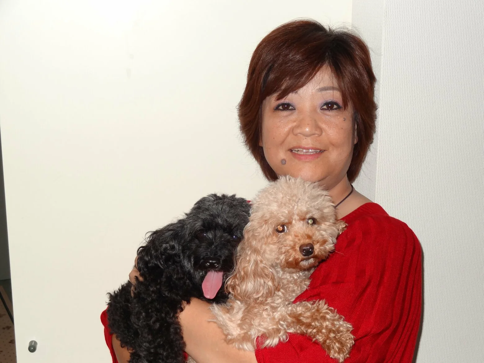 愛犬と暮らした晩年の松原のぶえ