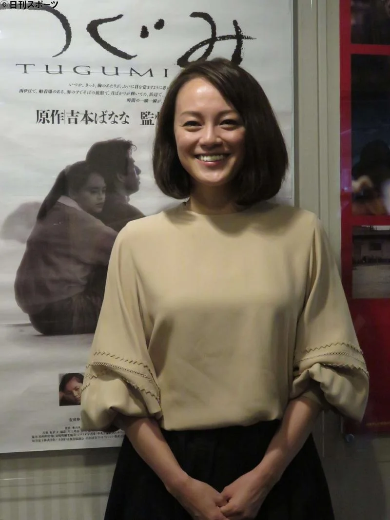 2017年の映画つぐみ上映トークに登壇した牧瀬里穂