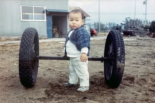 1976年2月に撮影された松井秀喜本人の幼少期写真 当時1歳 能美市公式資料