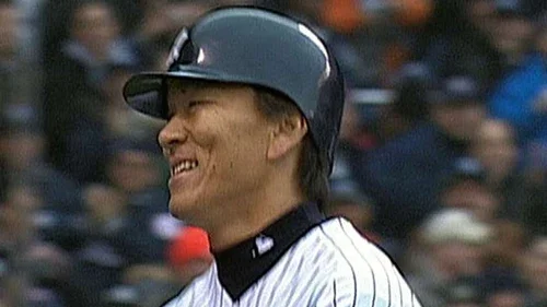 2003年4月8日ヤンキース本拠地初本塁打を放った松井秀喜 28歳 MLB公式映像