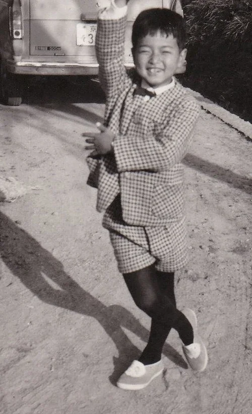 太川陽介の幼少期に撮影された写真